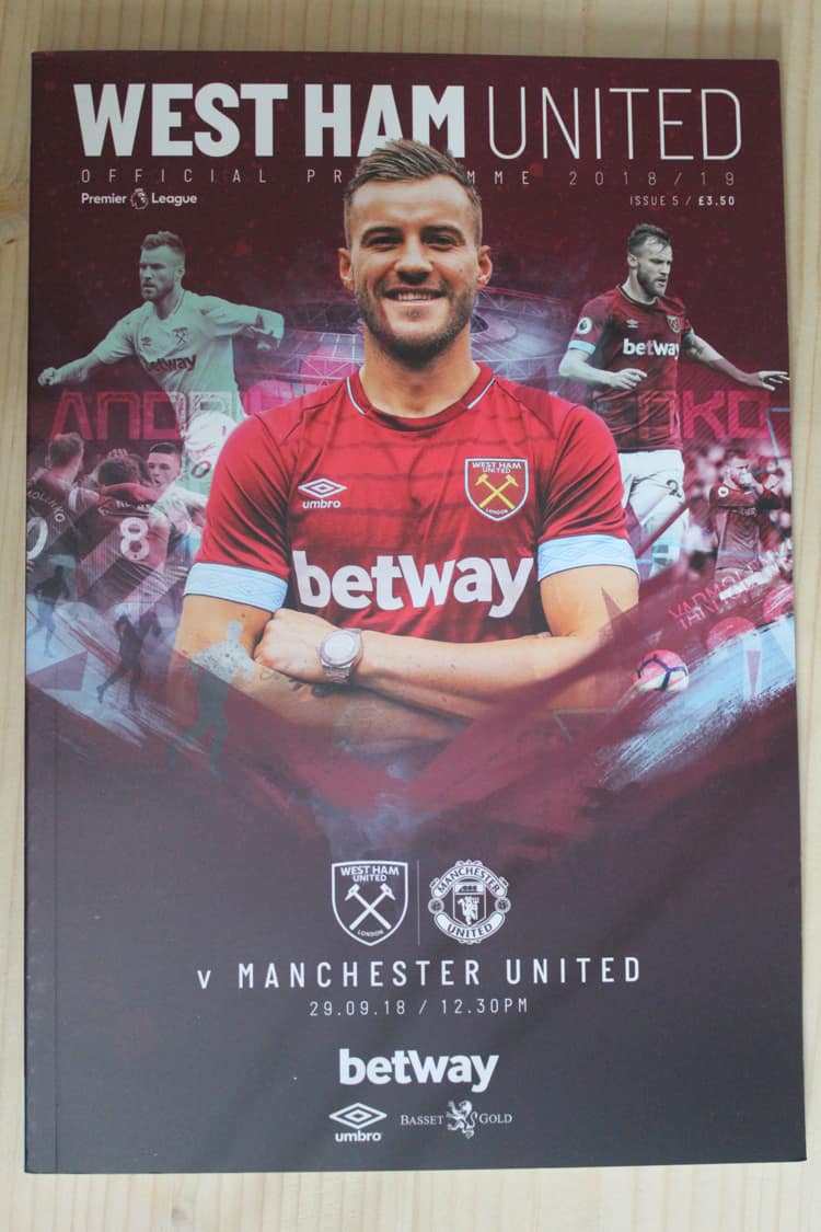 West Ham United FC v Manchester United FC